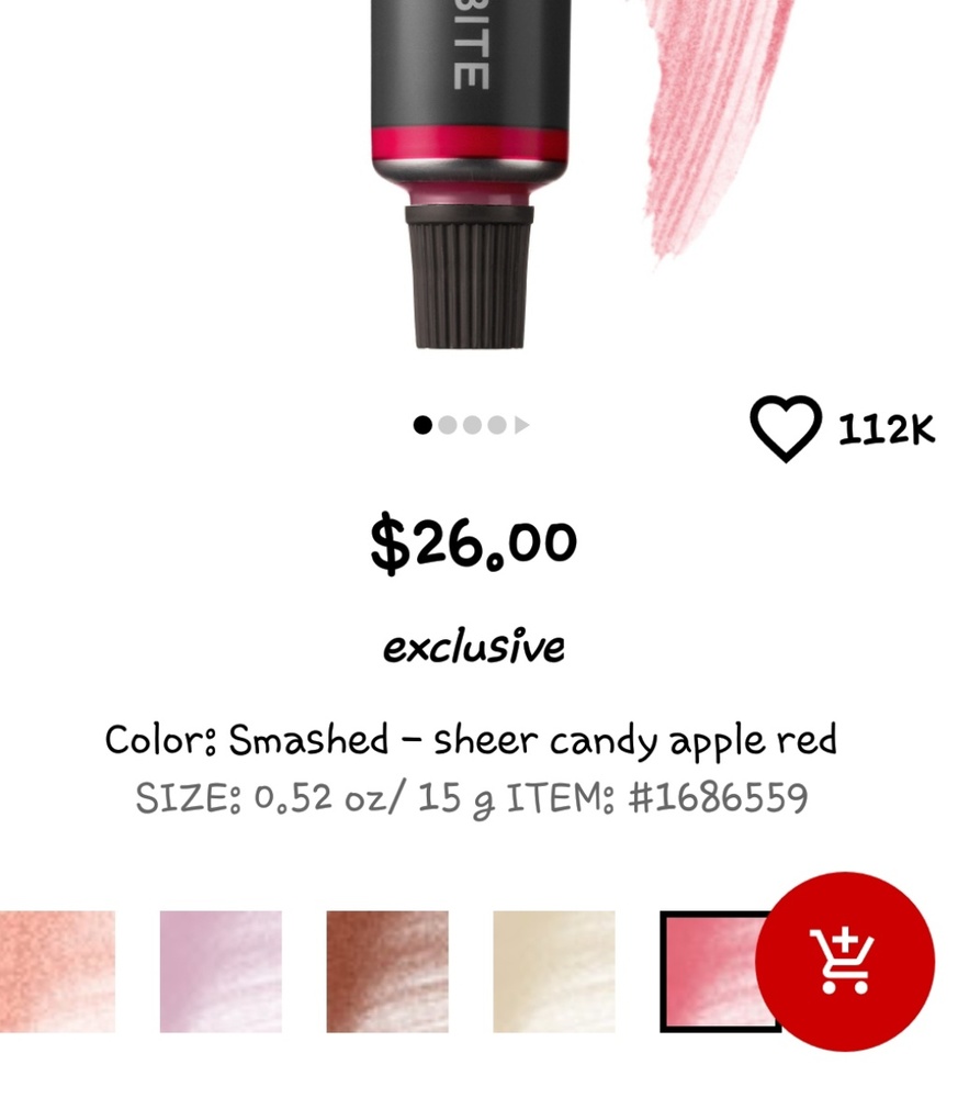 Bite Beauty Agave lip mask in smashed
